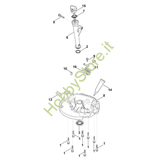 Picture of K - Sistema di lubrificazione, coppa dell'olio XT-675 (XT675-3109)